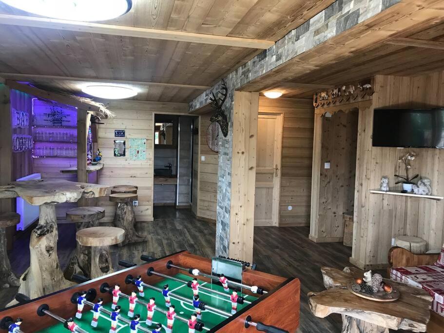 Chalet Spa Le Diamant Nathalie Mn La Rouge La Bresse Luaran gambar