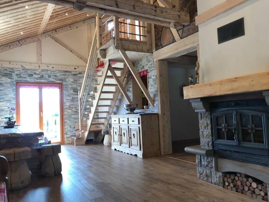 Chalet Spa Le Diamant Nathalie Mn La Rouge La Bresse Luaran gambar