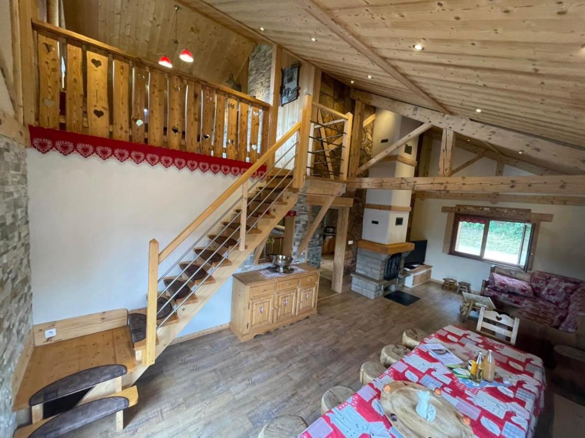 Chalet Spa Le Diamant Nathalie Mn La Rouge La Bresse Luaran gambar